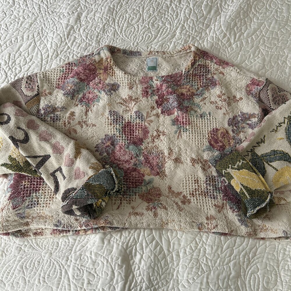 Custom made crop sweater